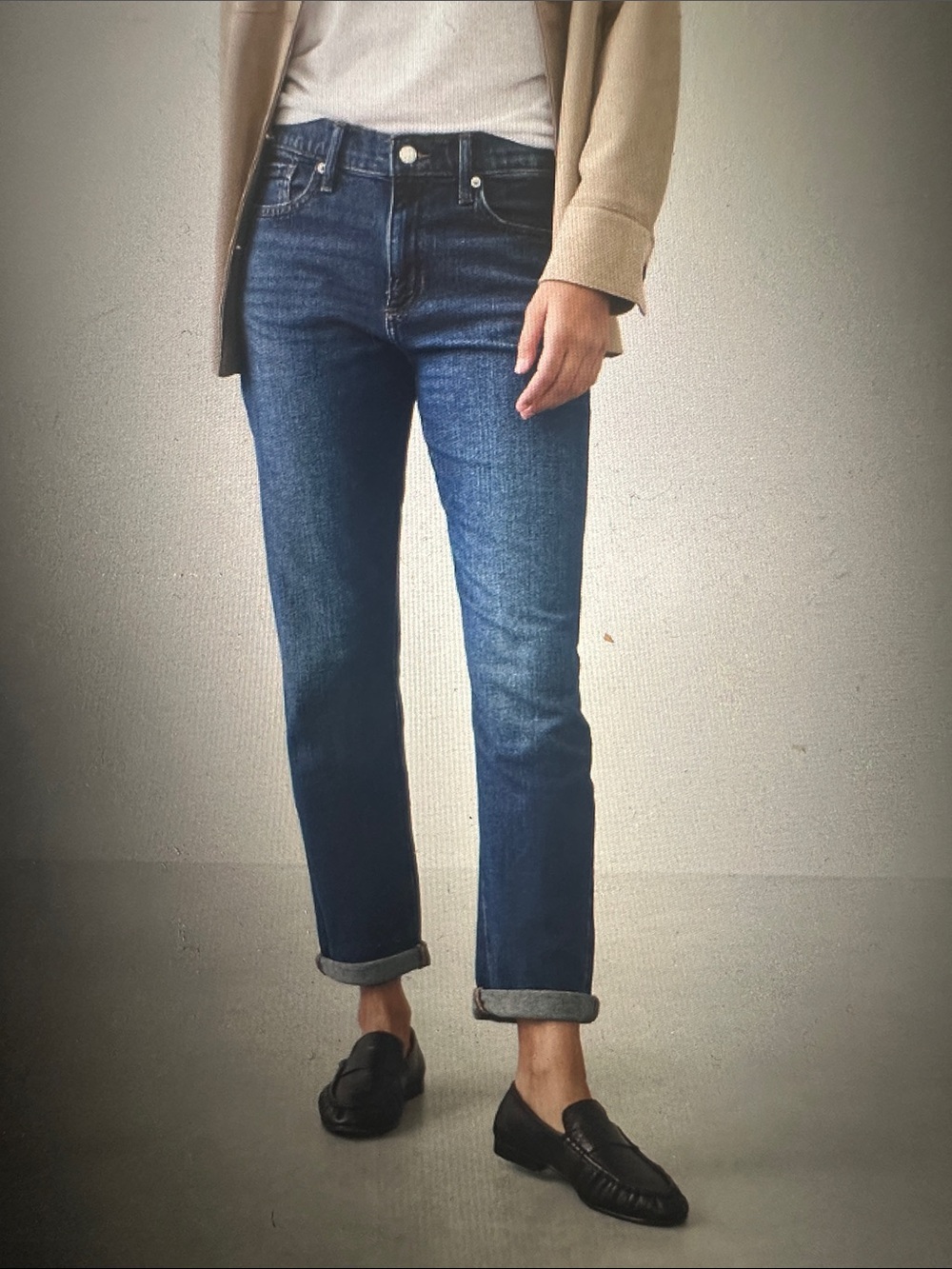 Banana Republic Girlfriend Mid-Rise Jean, size 14